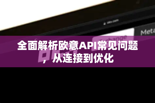 全面解析欧意API常见问题，从连接到优化
