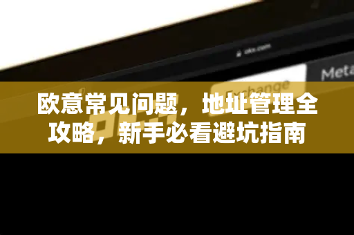 欧意常见问题，地址管理全攻略，新手必看避坑指南-第1张图片-OKX欧意官网注册 | 全新 | 数字资产交易平台
