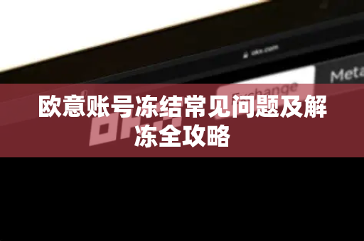 欧意账号冻结常见问题及解冻全攻略