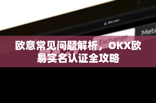 欧意常见问题解析，OKX欧易实名认证全攻略