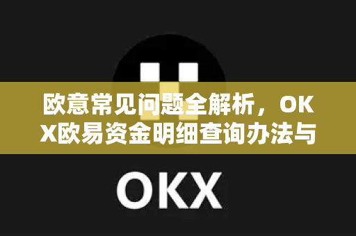 欧意常见问题全解析，OKX欧易资金明细查询办法与实用指南